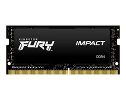 Memoria Ram Fury Impact DDR4 color negro 16GB  Kingston 3200 MHZ