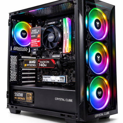 PC Gamer Ryzen 5 8500G Radeon 740M 32GB RAM DDR5 1TB SSD | Potencia de Nueva Generación
